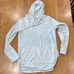 Market & Spruce Gray Cowl Hood Sweatshirt